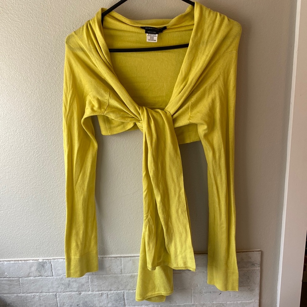 BCBG Maxazria wrap sweater
